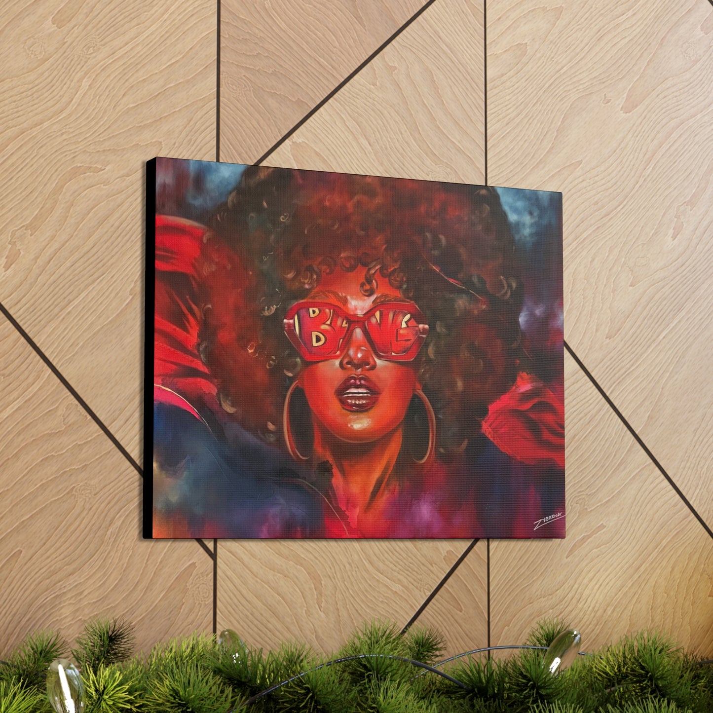 The Future is Bright: BANG! Canvas Gallery Wrapped Print