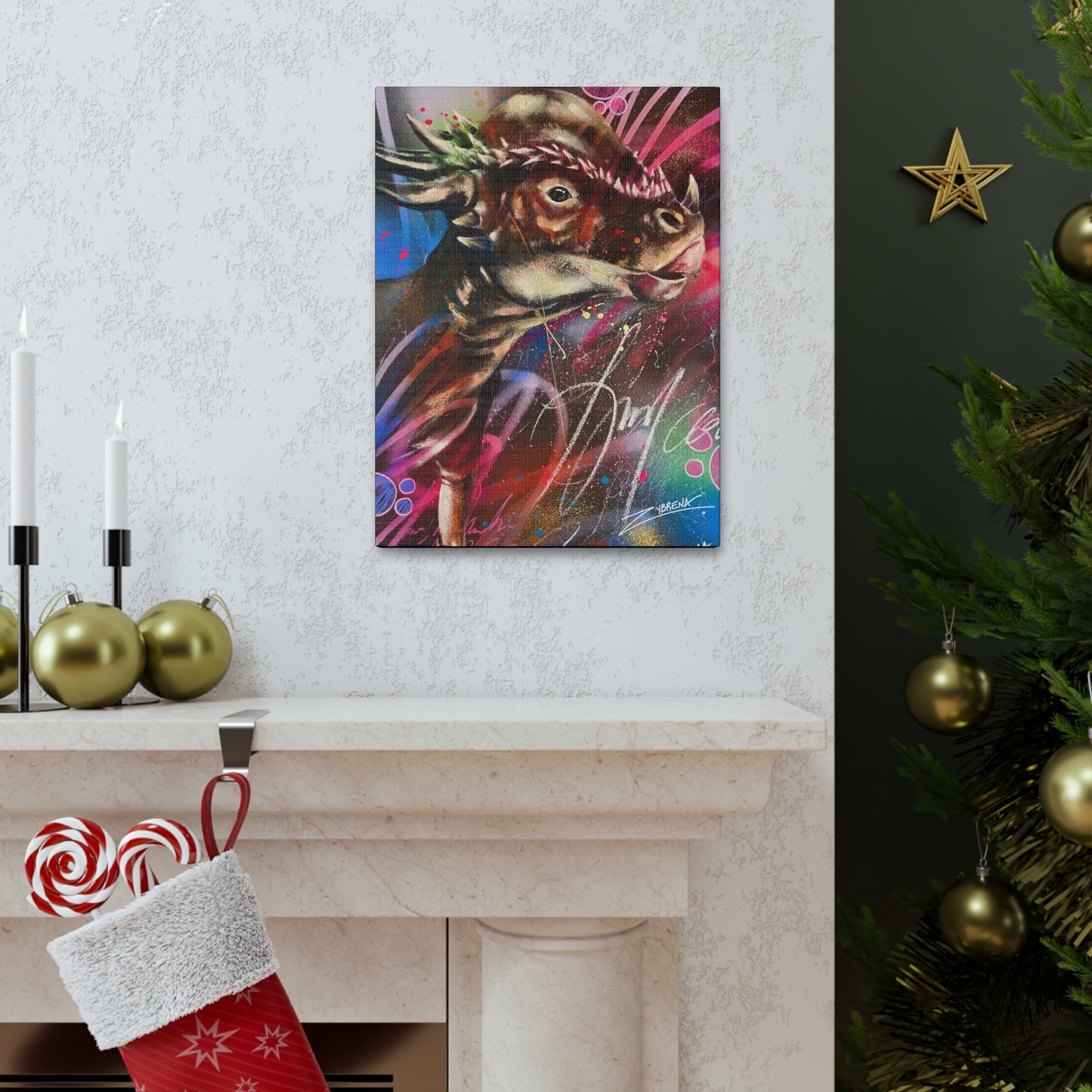 Stygimoloch Canvas Gallery Wrapped Print