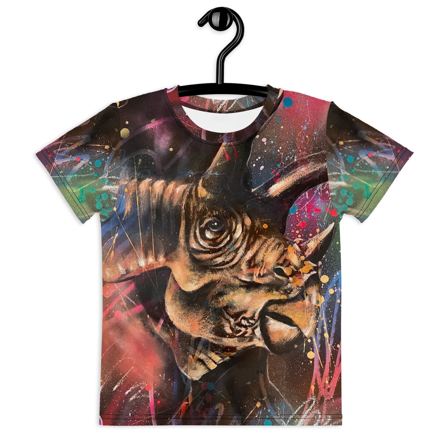 Triceratops Kids Crew Neck T-shirt
