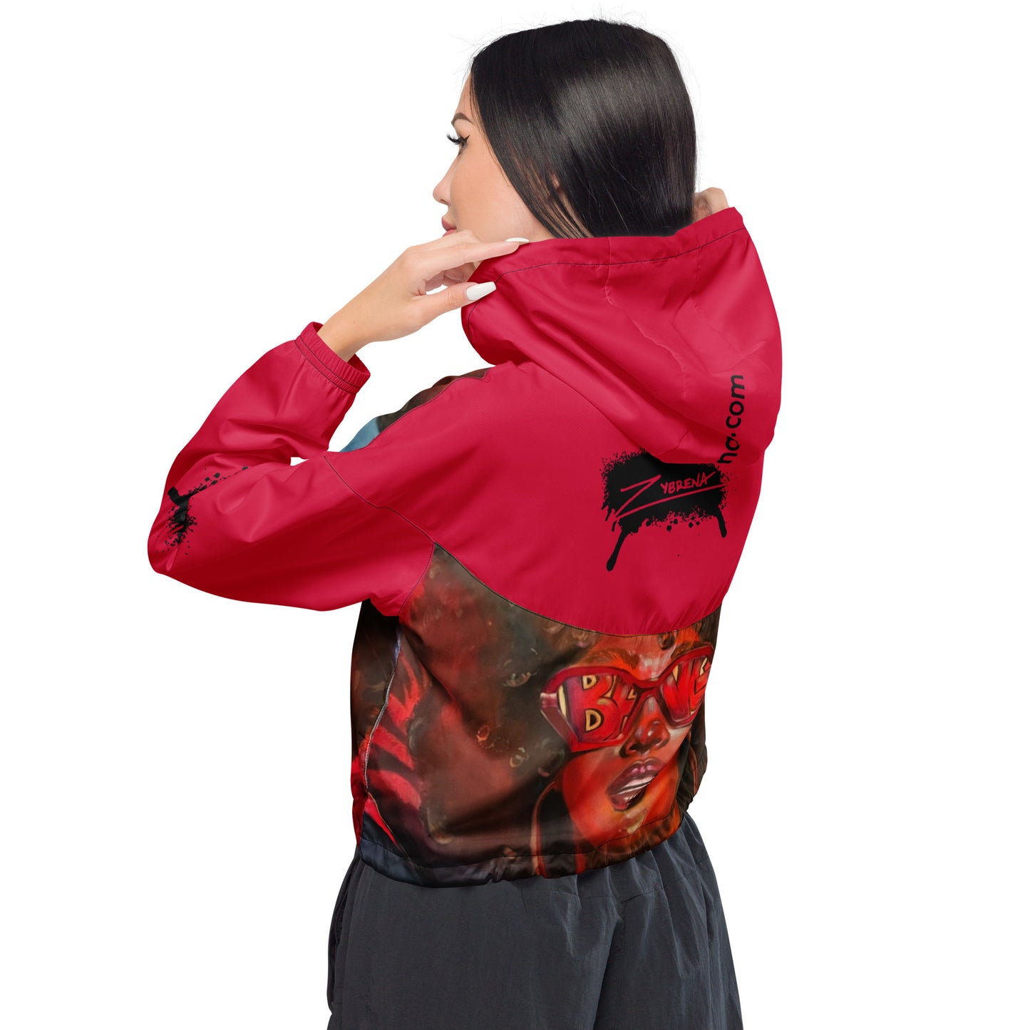 The Future is Bright: BANG! Women’s Cropped Windbreaker