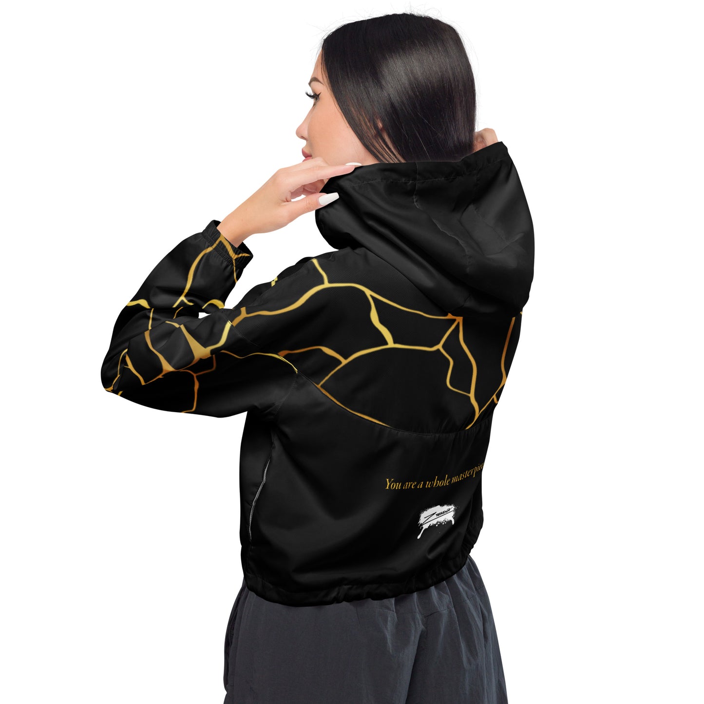 Women’s Kintsugi Cropped Windbreaker