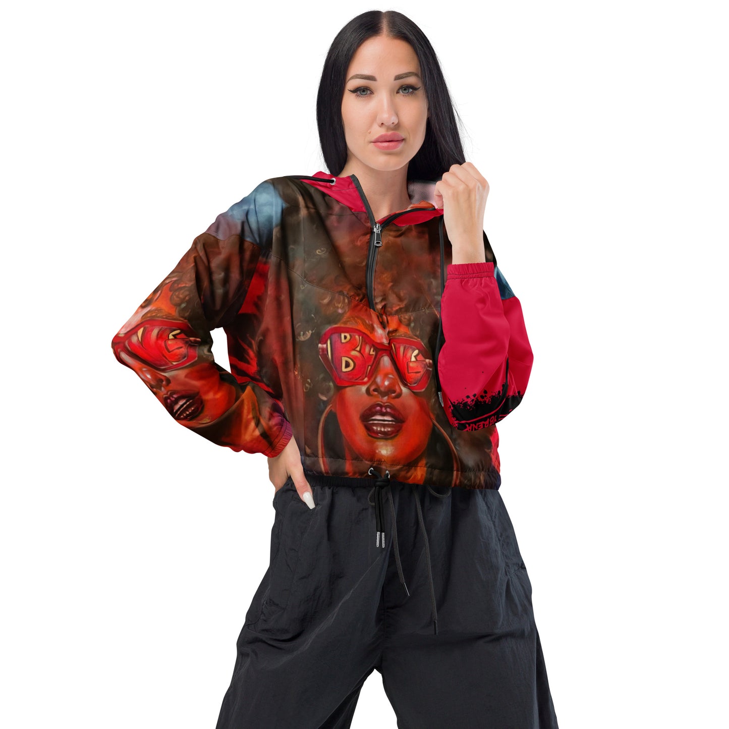 The Future is Bright: BANG! Women’s Cropped Windbreaker