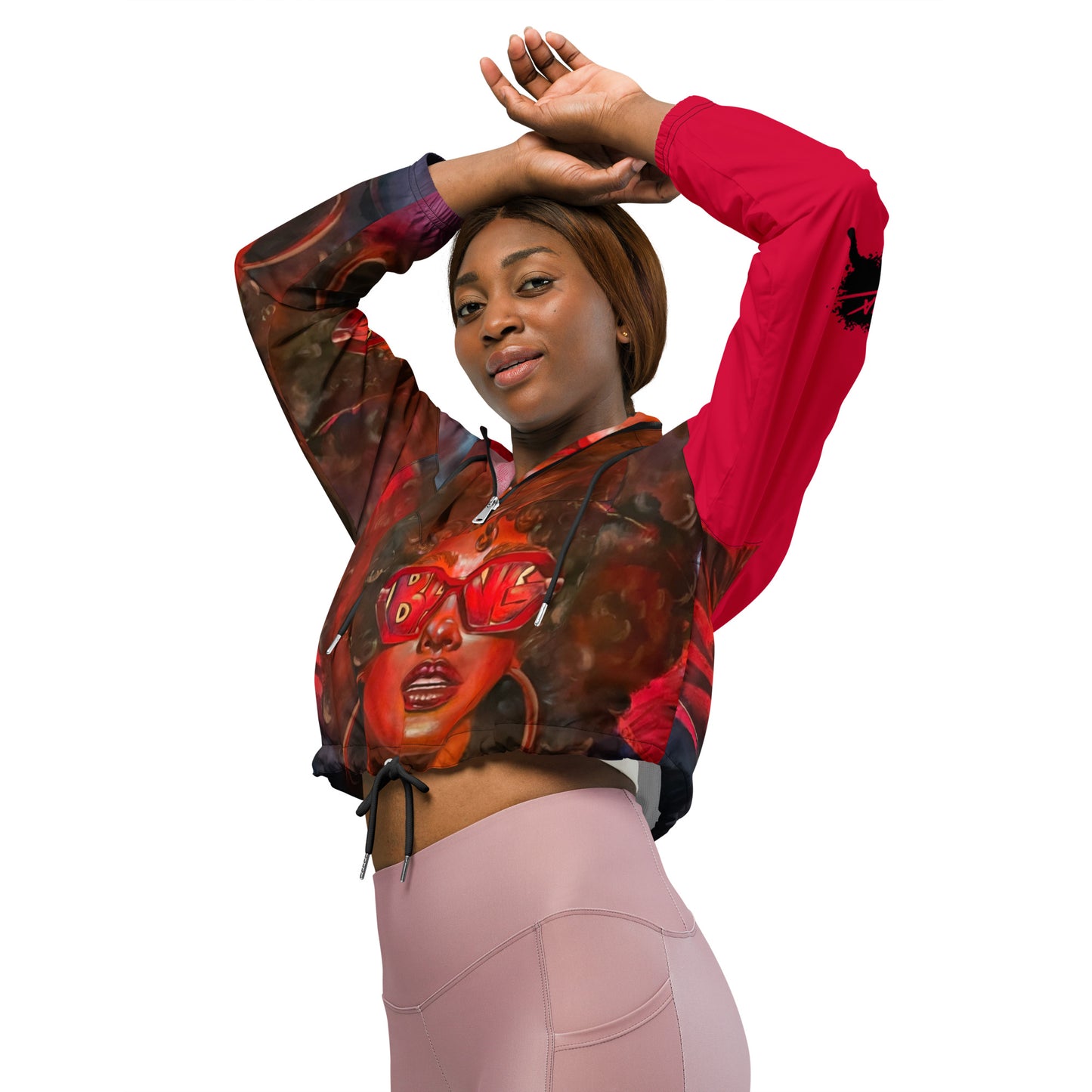 The Future is Bright: BANG! Women’s Cropped Windbreaker